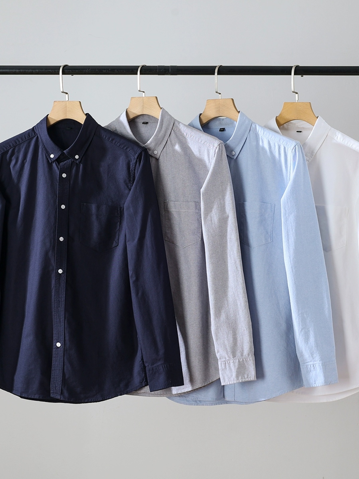 Oxford Cotton Casual Shirt Business - High Quality Pure Cotton Oxford Fabric