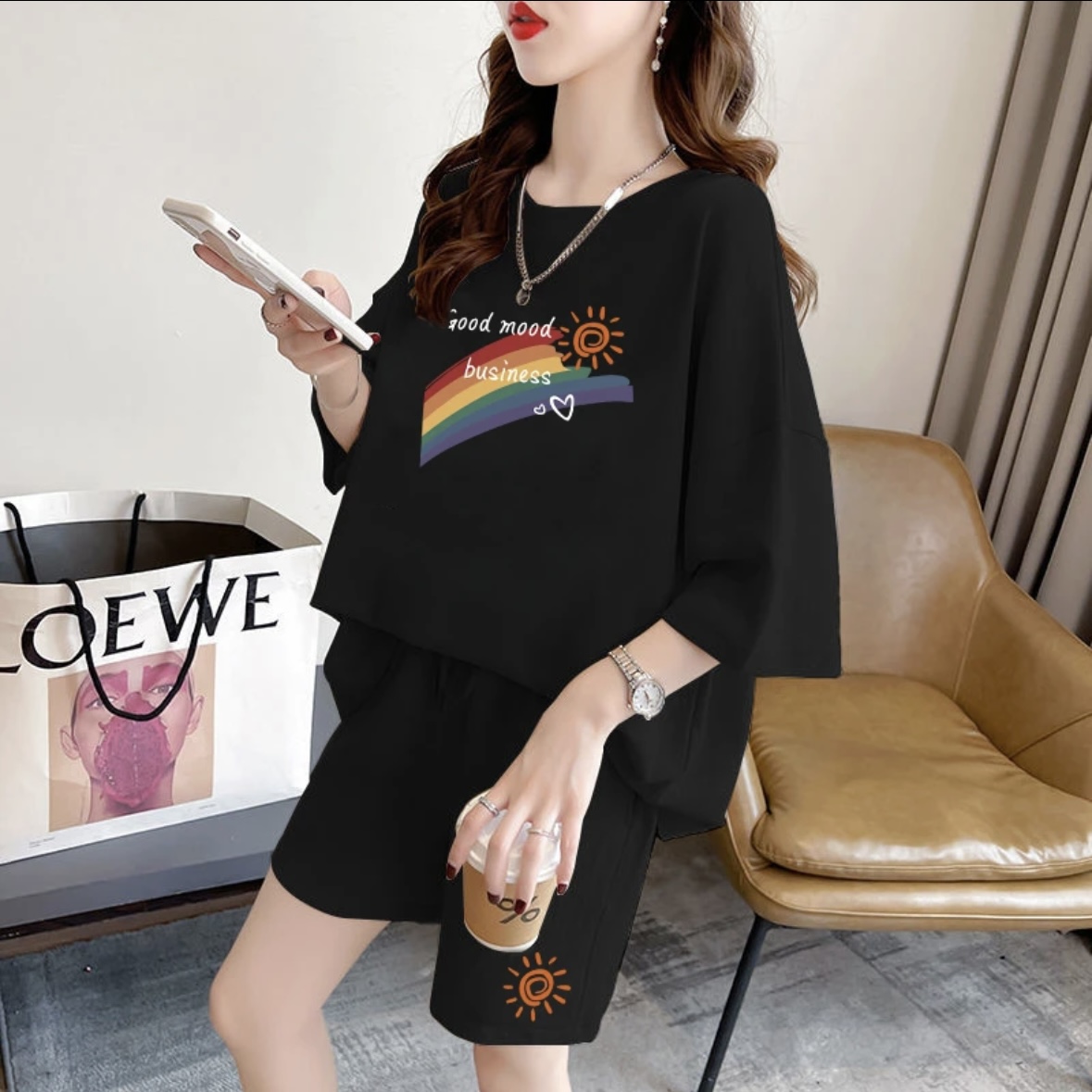 Fashion women's summer shorts  - Shorts ulasan dan harga